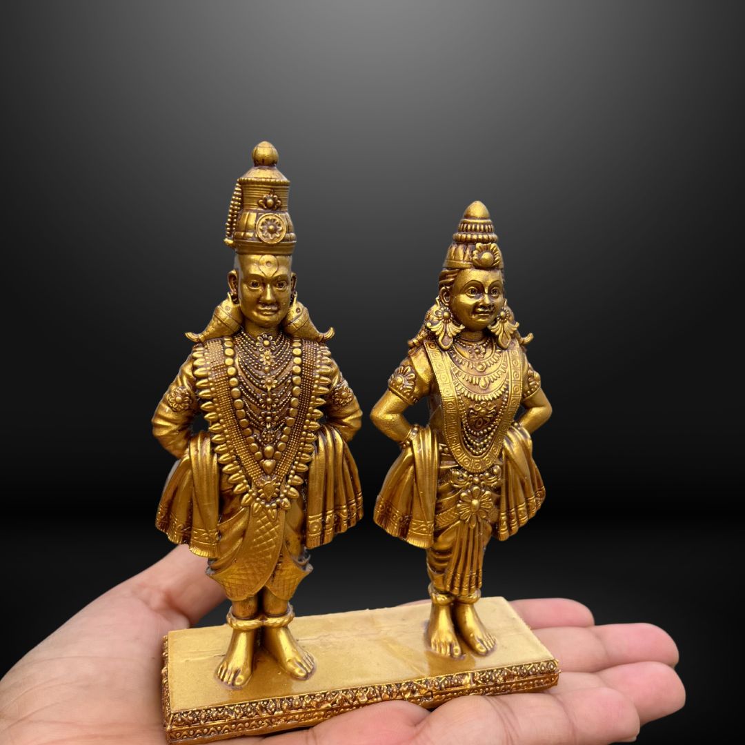 NEEANN Vitthal Rukmini Murti - 4.5 Inches