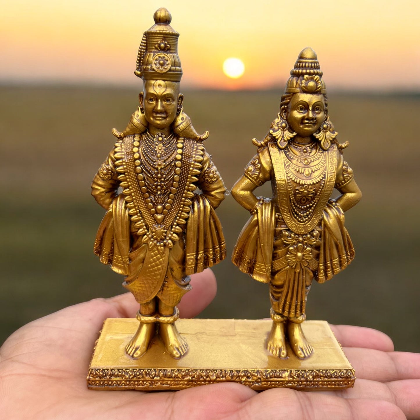 NEEANN Vitthal Rukmini Murti - 4.5 Inches