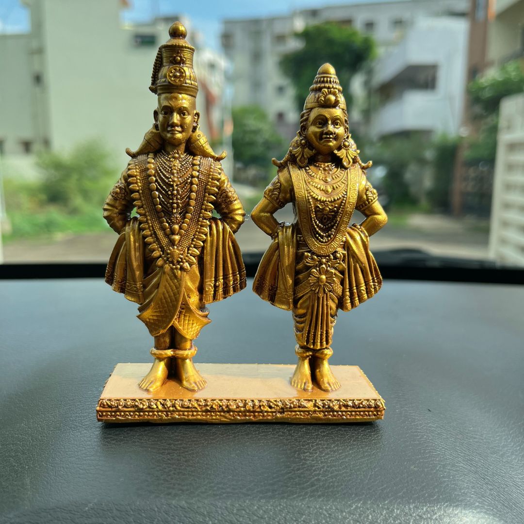 NEEANN Vitthal Rukmini Murti - 4.5 Inches